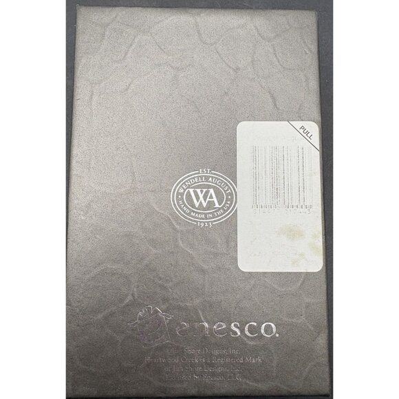 Jim Shore & Wendell August 'Santa and Sleigh' Metal Ornament #16762121 New In Bx - Picture 3 of 3